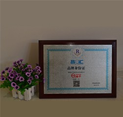 扬子品牌汇品牌证书